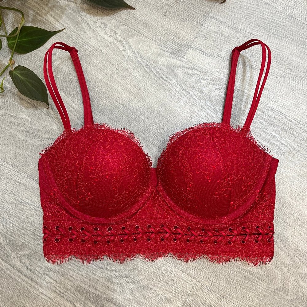 Victoria's Secret Push-up Corset Bustier Bra NWOT